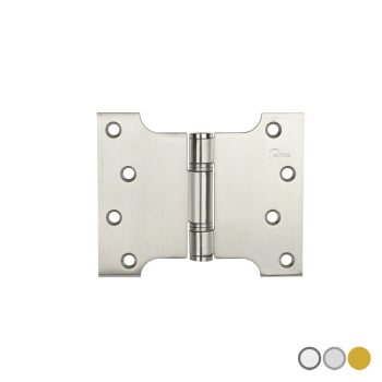 4inch x 3inch x 5inch (101.6 x 75 x 127mm) Thrust Bearing Parliament Hinge 4inch x 3inch x 5inch (101.6 x 75 x 127mm) Thrust Bearing Parliament Hinge