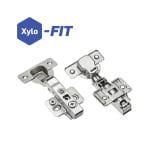 Xylo-Fit N1 90° Soft Close Overlay Clip Hinge - Pair